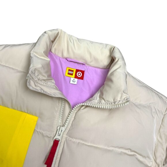 LEGO Deconstructed Winter Puffer Parka Insulated Vest & Coat Womens Small - Picture 7 of 8